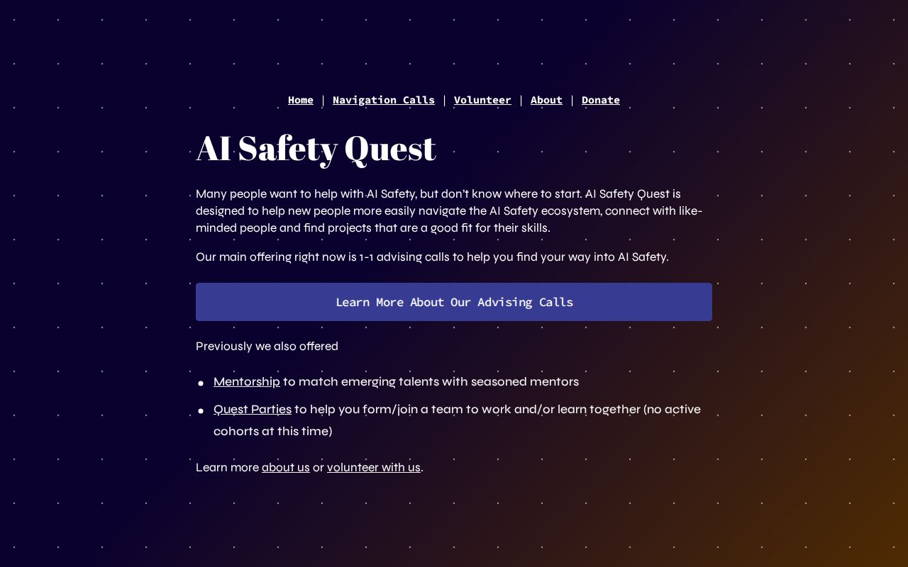 AI Safety Quest